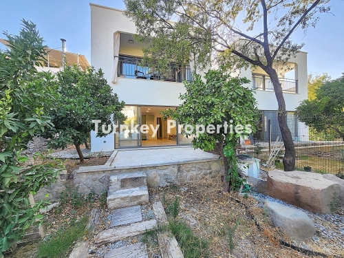 Satıldı - Gündoğan Satılık Bahçe Katı Daire Doğal Taşlı Peyzajlı