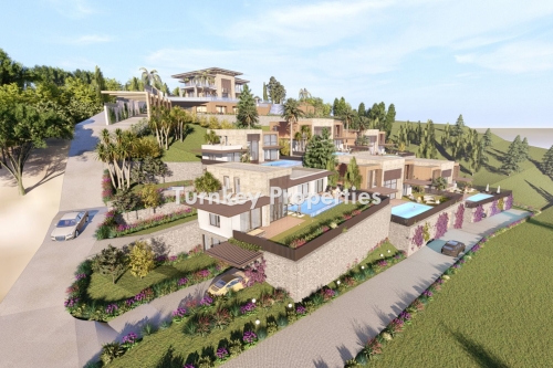 Yalıkavak Satılık Villa Havuzlu ve Deniz Manzaralı Lüks Konutlar