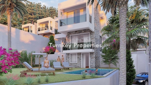 Bodrum Meşelik Satılık Müstakil Villa Özel Havuzlu Takas İmkanı