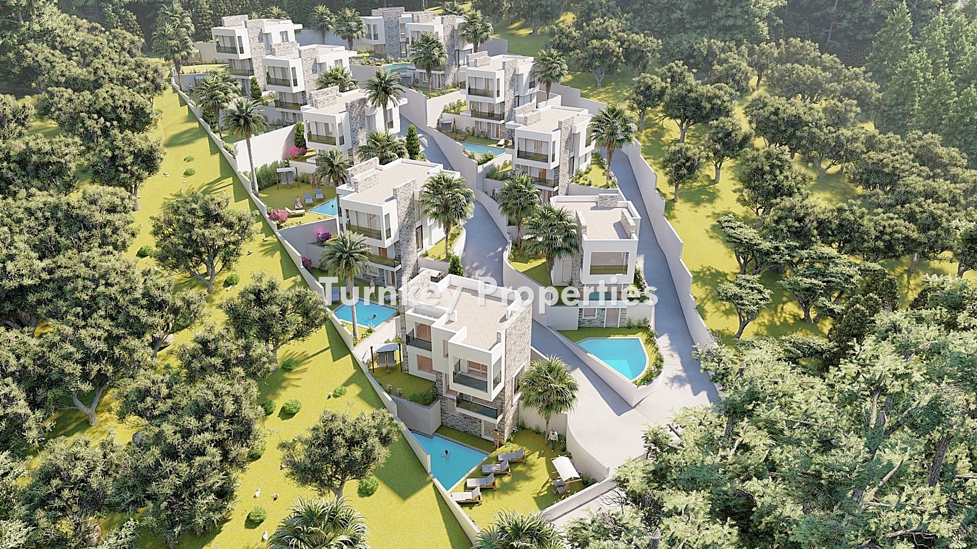 Bodrum Meşelik Satılık Müstakil Villa Özel Havuzlu Takas İmkanı