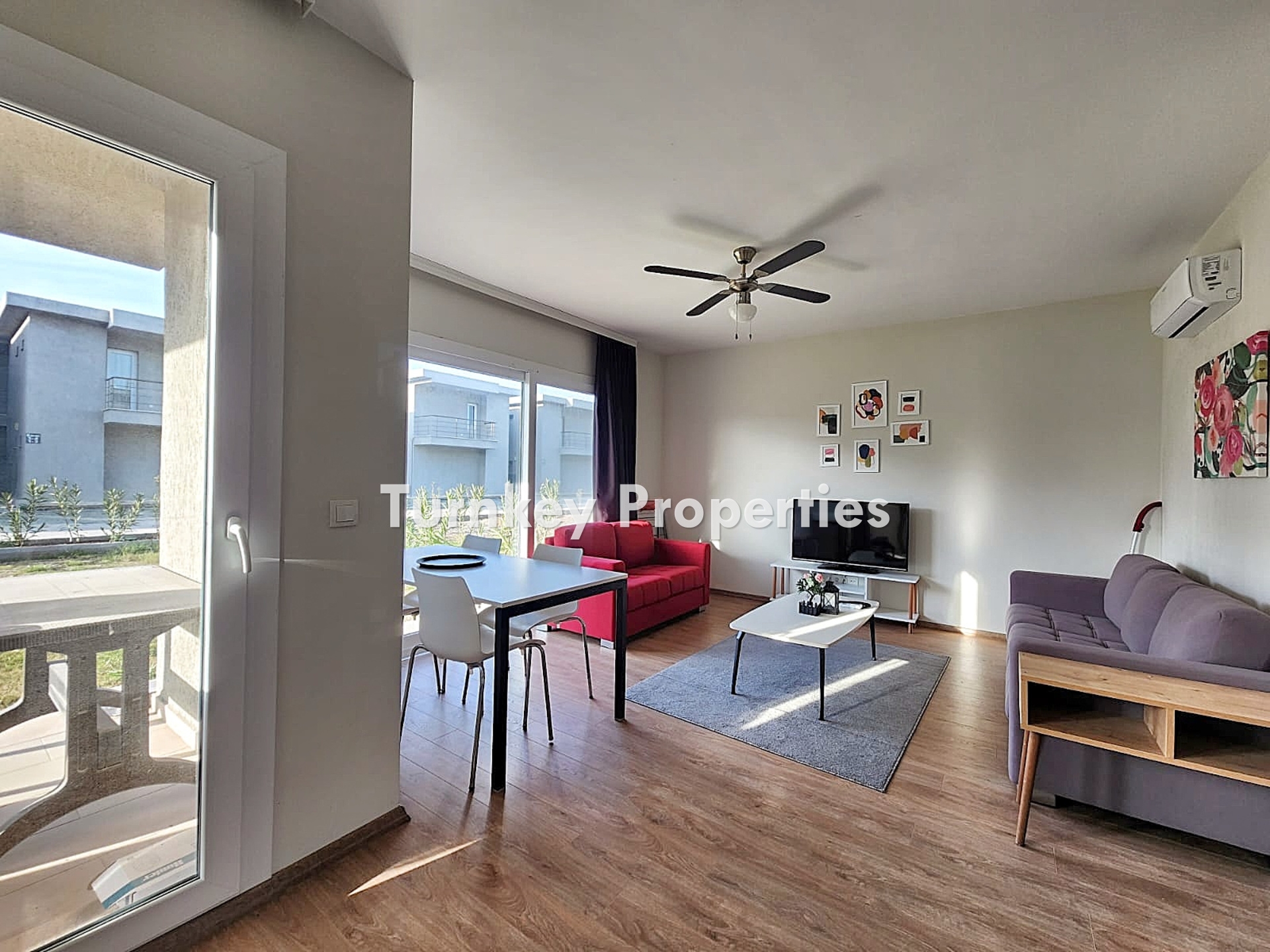 Meşelik Poyrazköy Sitesi Satılık Bahçe Katı Daire Ortak Havuzlu