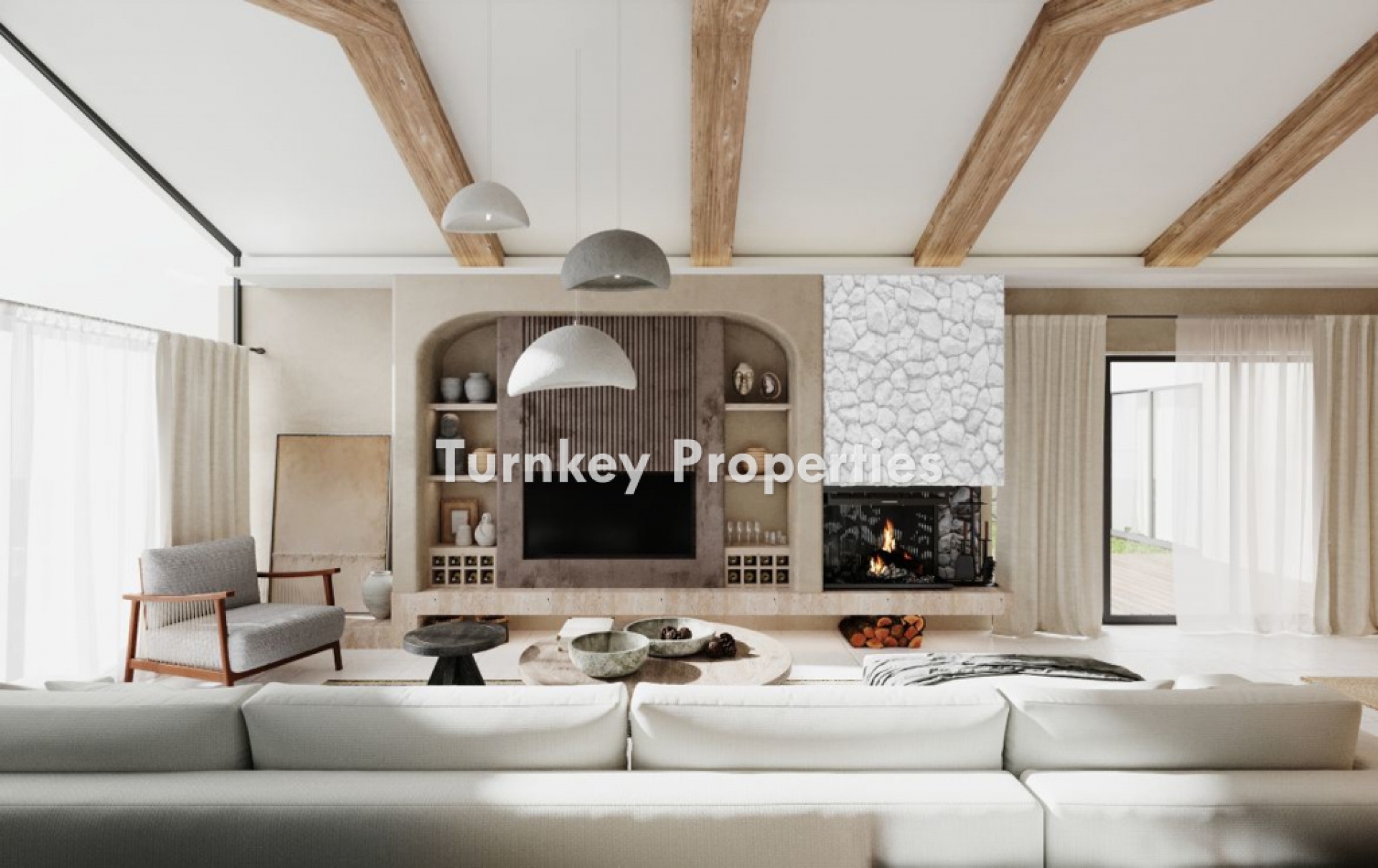 Satılık Villa, Yepyeni Havuzlu Villalar, Vatandaşlık Uygun