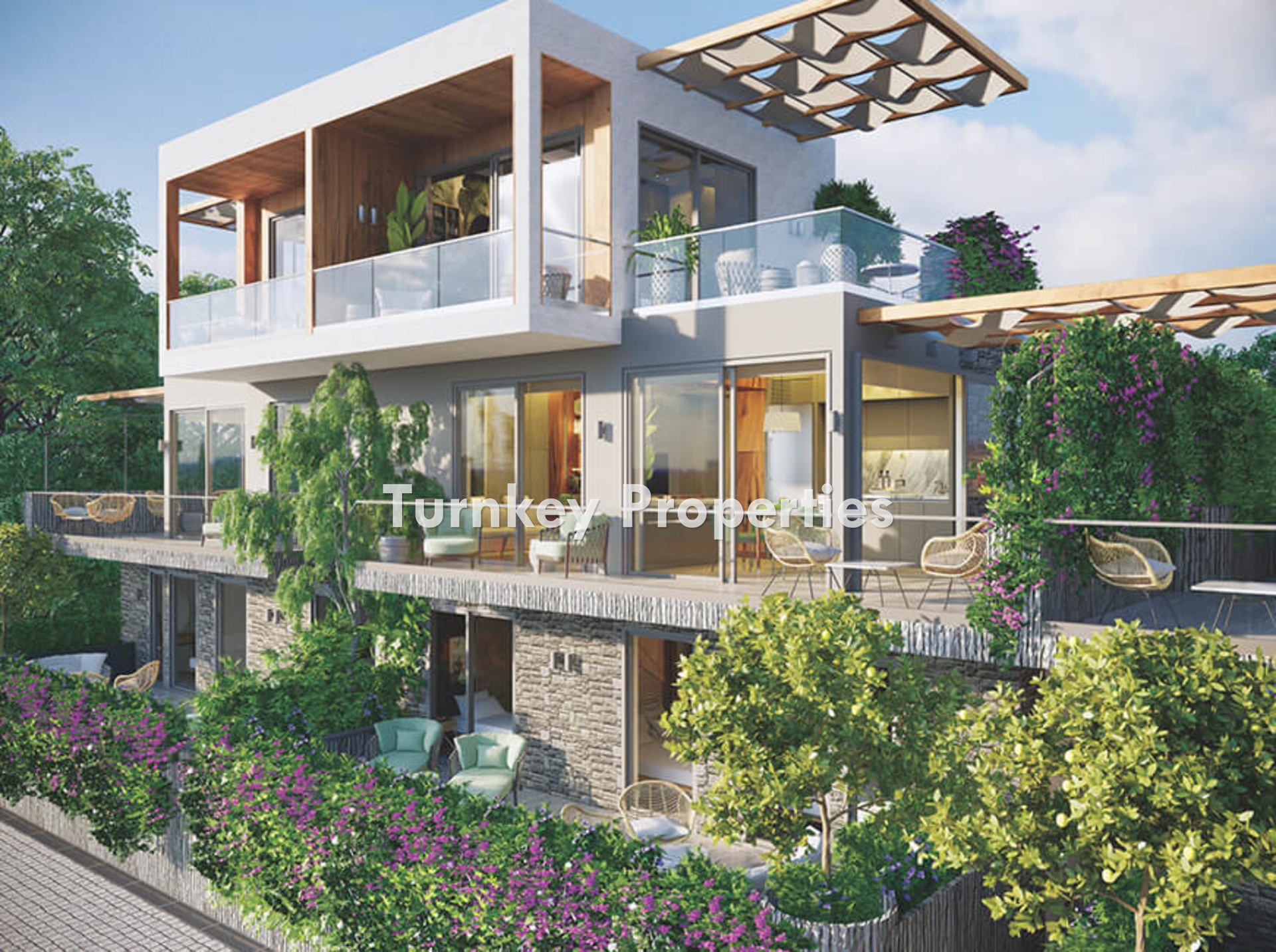 Adabükü'nde Satılık Lüks Villalar, Ege Denizi Manzaralı, Modern Mimari ve Doğa İçinde Yaşam