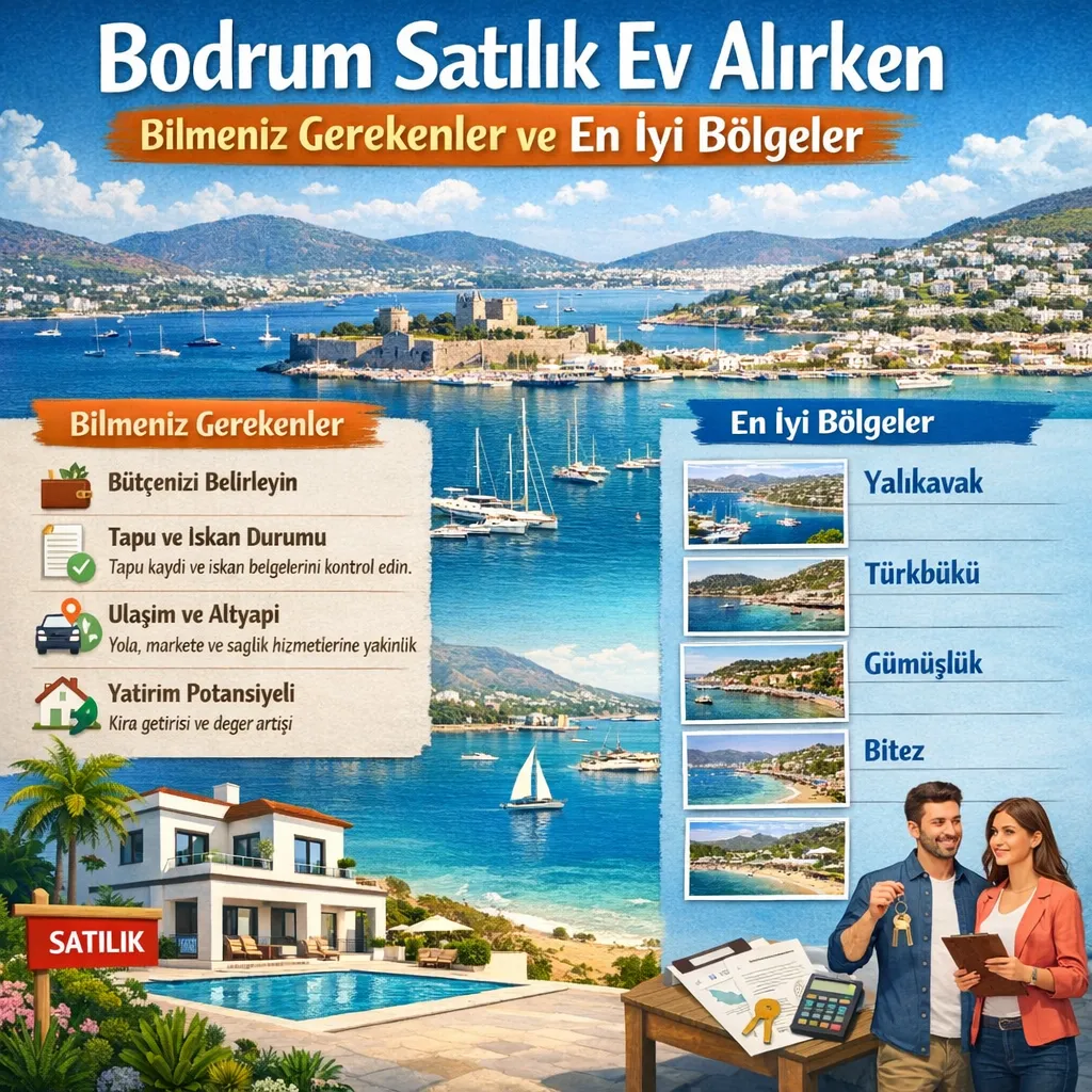 Bodrum Satılık Ev Alırken Bilmeniz Gerekenler ve En İyi Bölgeler