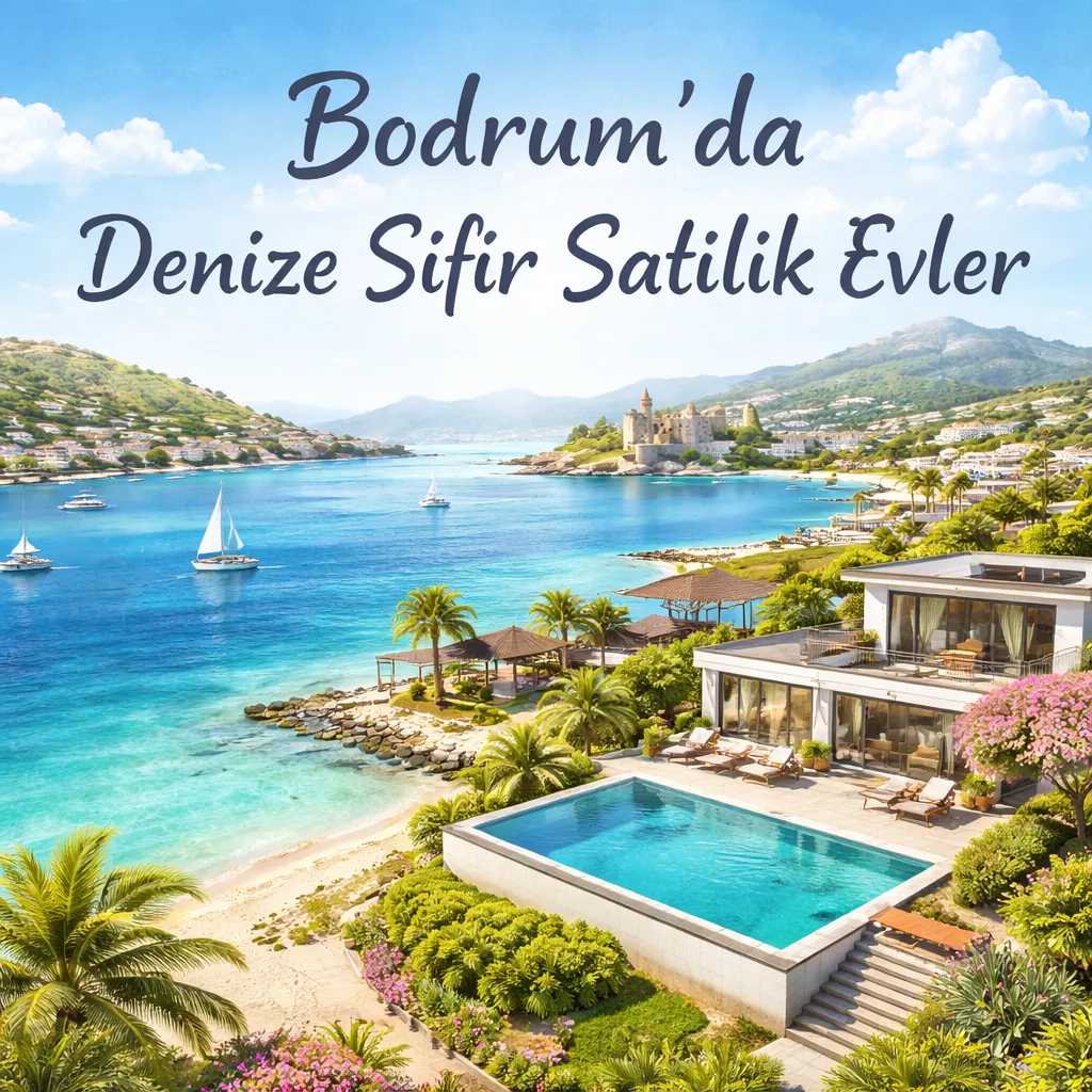 Bodrum'da Denize Sıfır Satılık Evler
